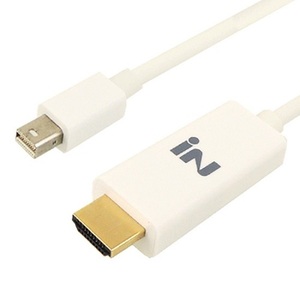 [IN NETWORK] 인네트워크 Mini DisplayPort 1.2 to HDMI 케이블 2M [화이트/IN-MDPH02] 