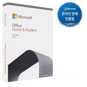 [마이크로소프트] Office 2021 Home &amp; Student PKC [가정용/패키지/한글]